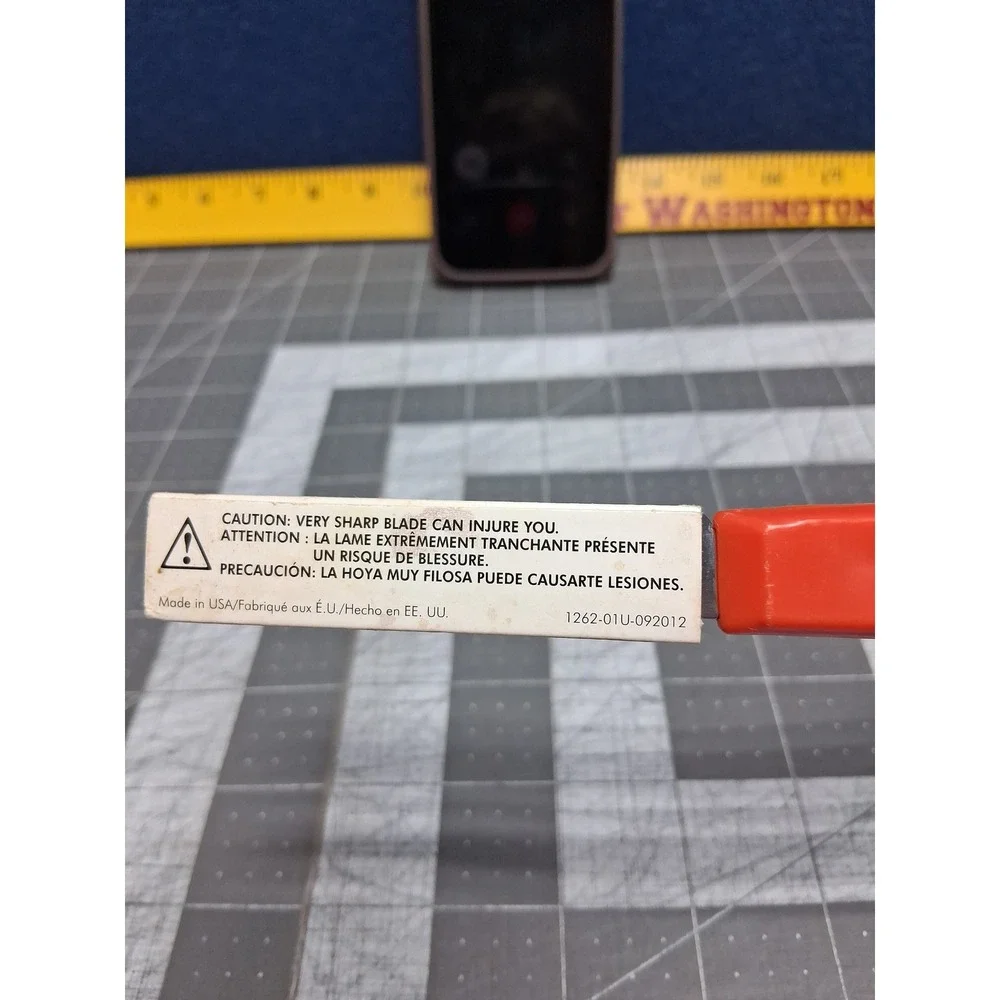 Pampered Chef Quikut Paring Knife Tango Tangerine 1262‎ Orange With Sheath